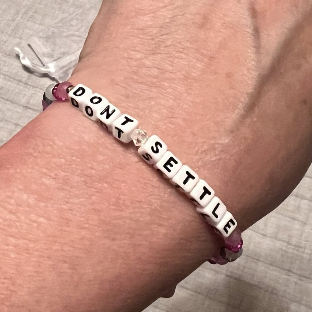 NWT “Don’t Settle” Bracelet – Little Words Project